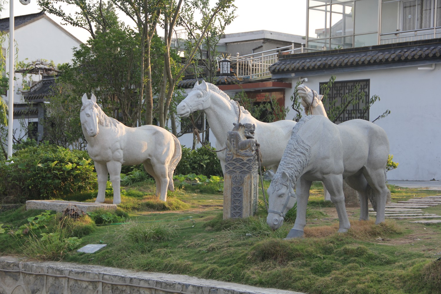 Horse Drinking Pond